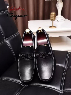 Salvatore Ferragamo Business Casual Men Shoes--144